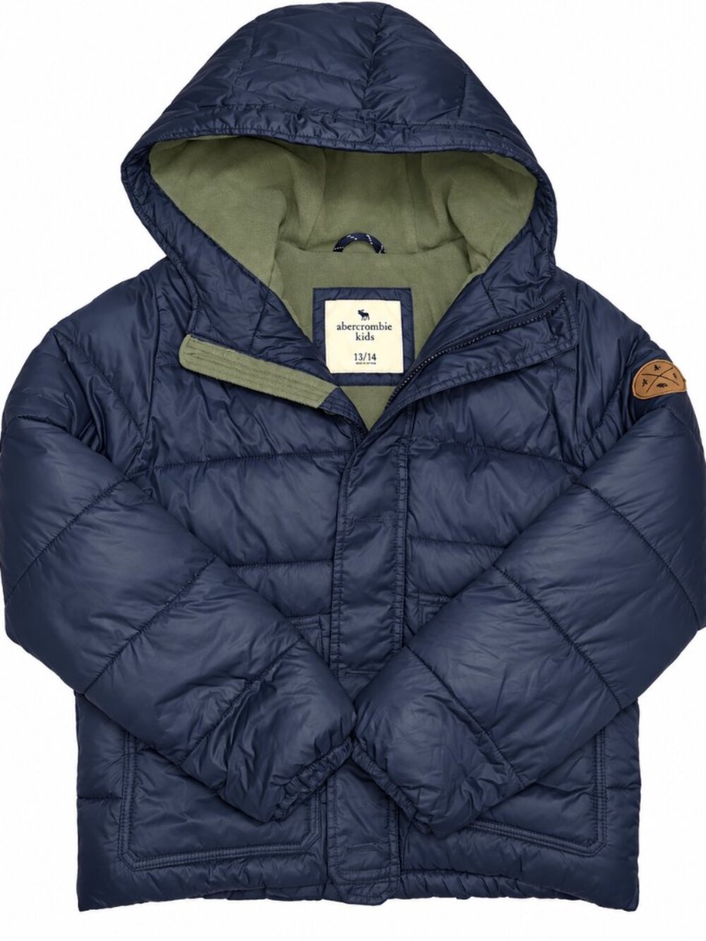 Abercrombie and Fitch soft shell puffer jacket (kids size 13/14)